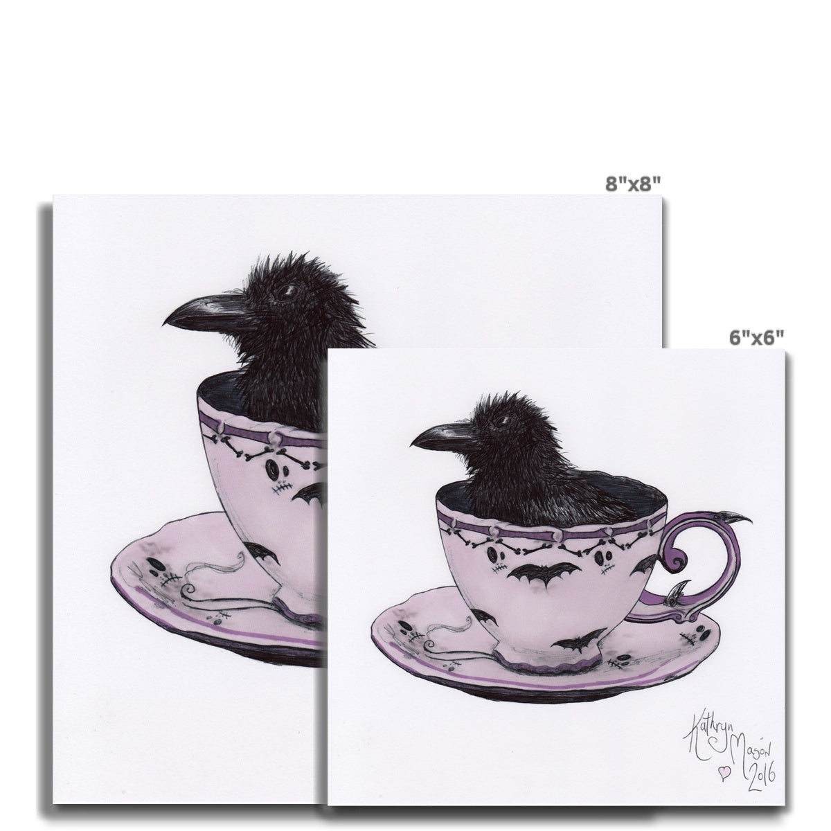 'Sheltering from a Storm in a Teacup' Fine Art Print