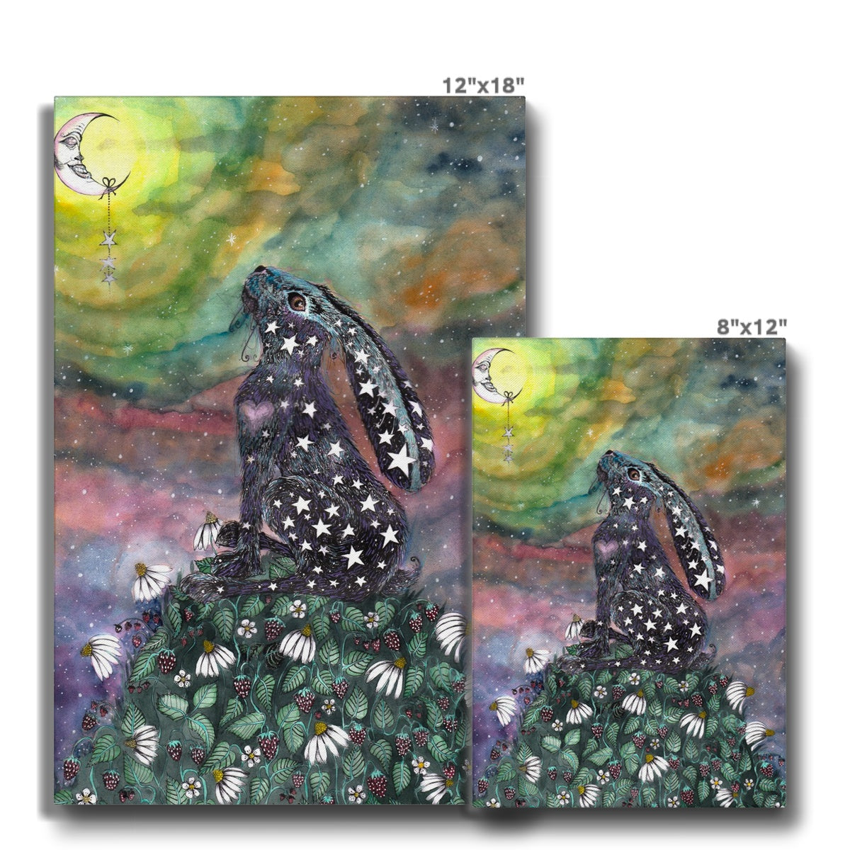 'Celestial Hare' Canvas