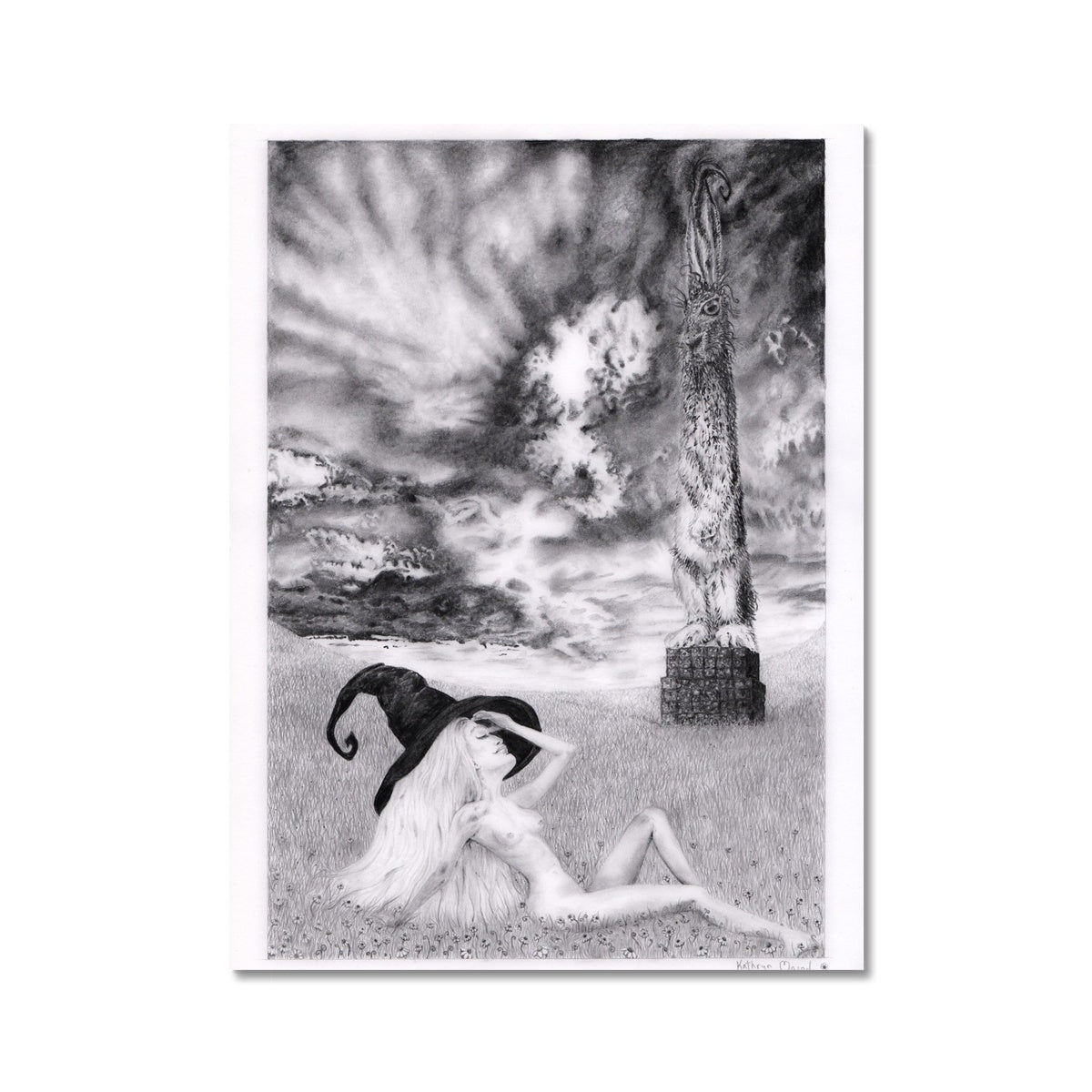 'Monolith Bunny' Fine Art Print