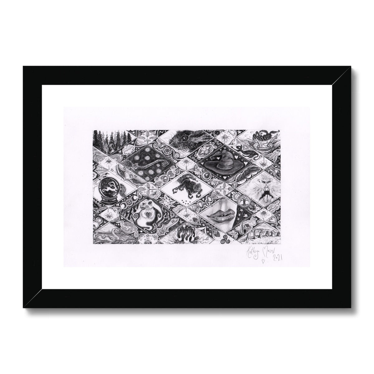 'Cosmic Calling' Framed & Mounted Print