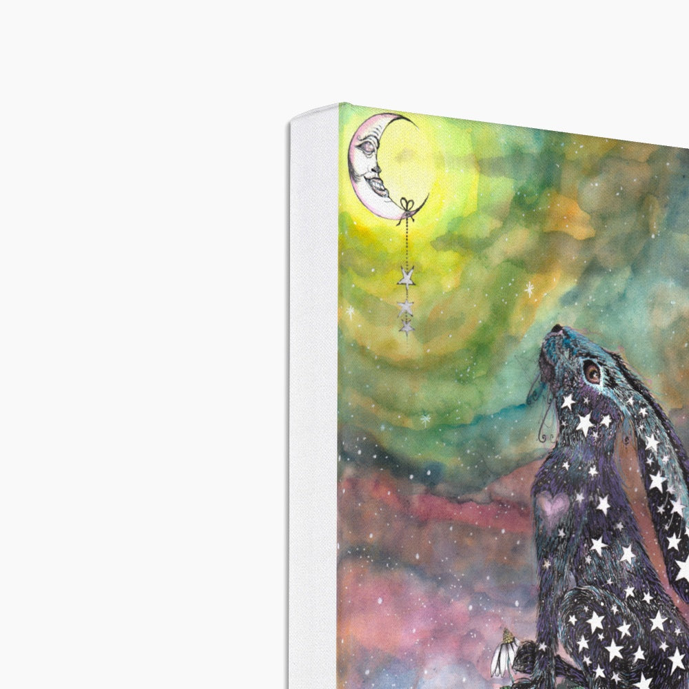 'Celestial Hare' Canvas