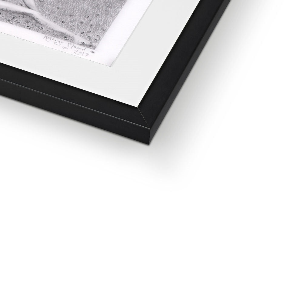 'Monolith Bunny' Framed & Mounted Print