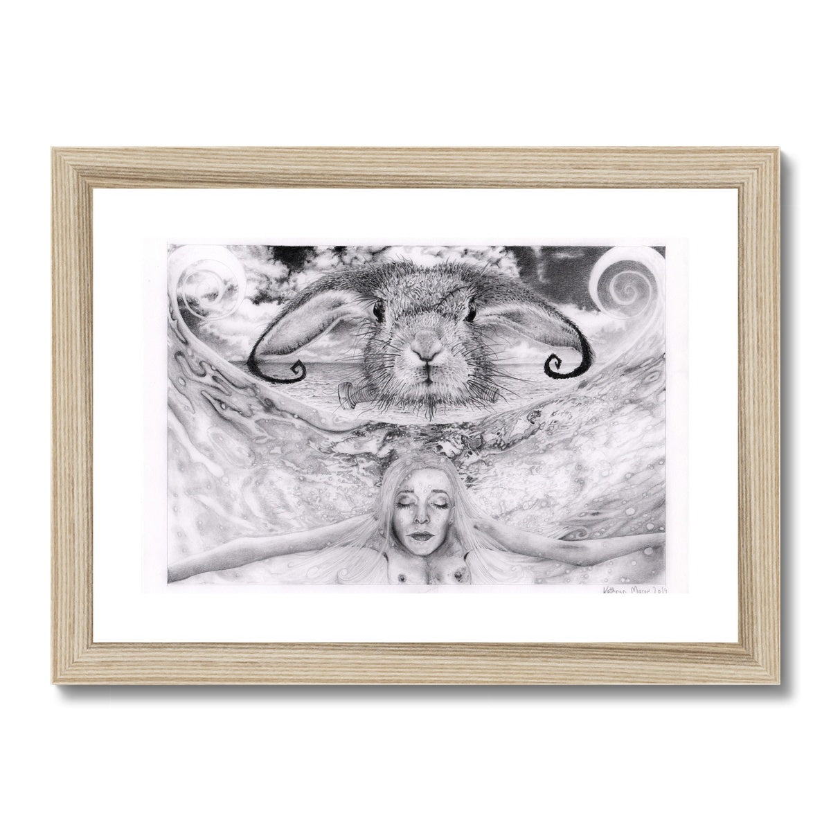 'Comfortably Weird' Framed & Mounted Print