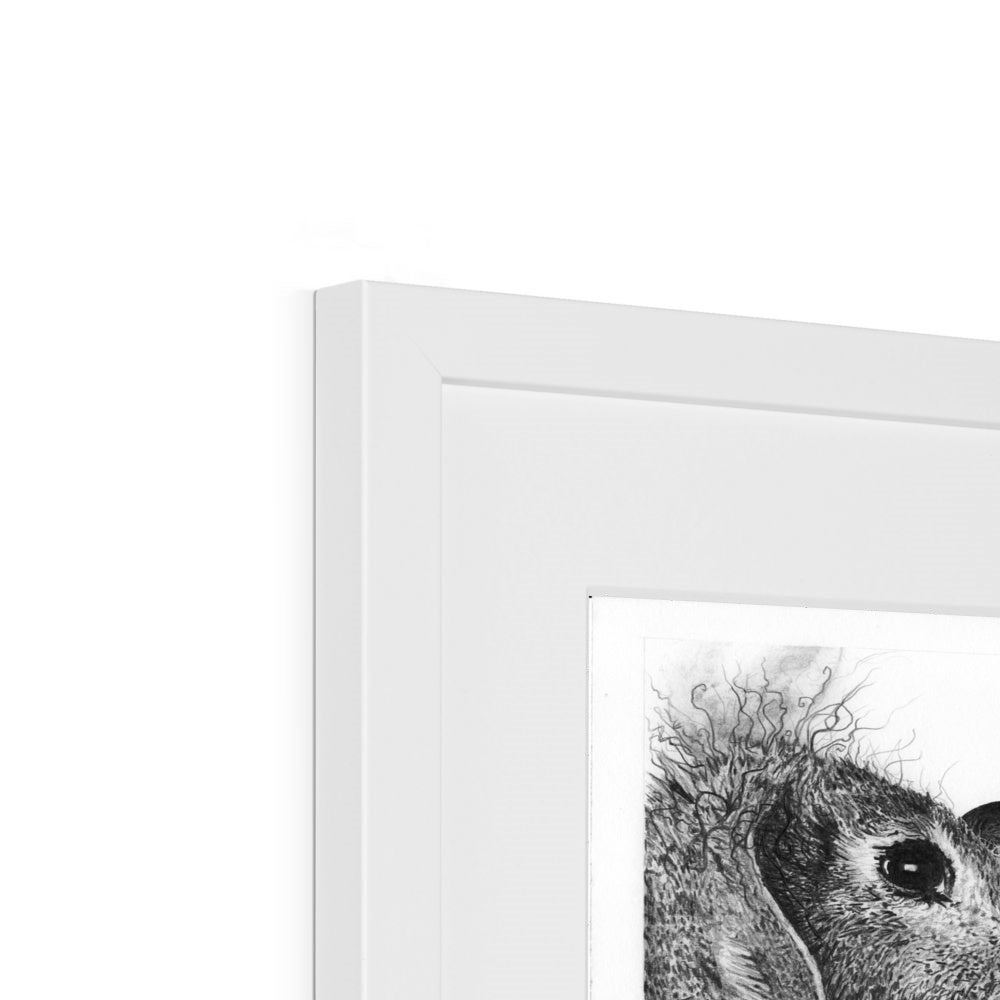 'Witchy and Bun - True Love Isn't Always Fun!' Framed & Mounted Print