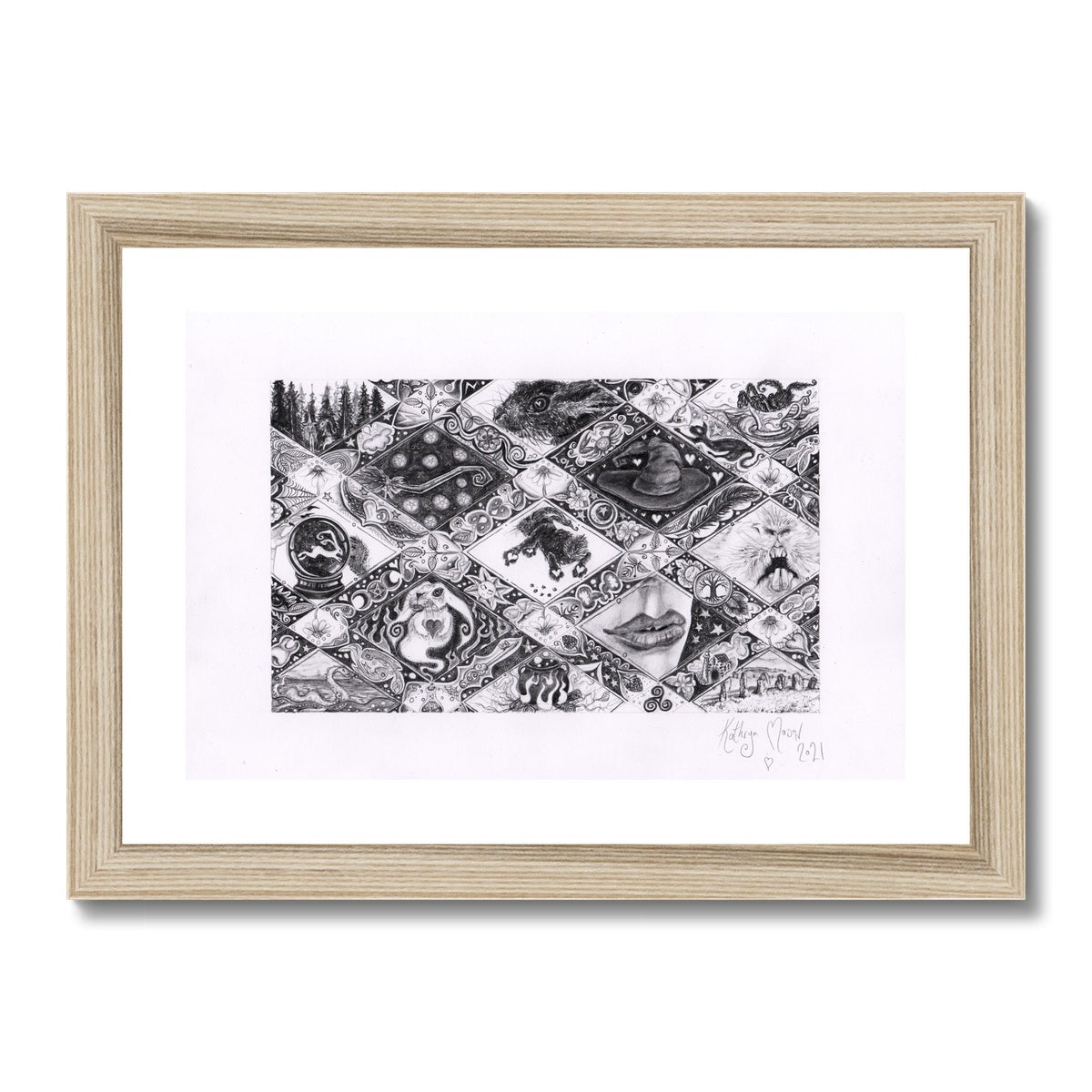 'Cosmic Calling' Framed & Mounted Print