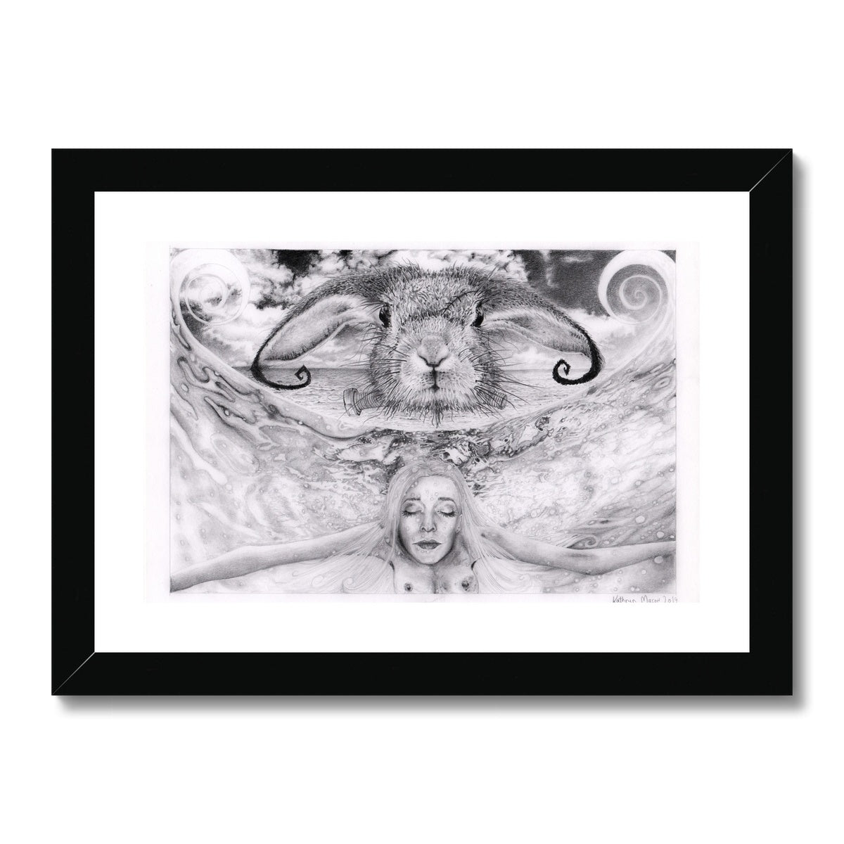 'Comfortably Weird' Framed & Mounted Print