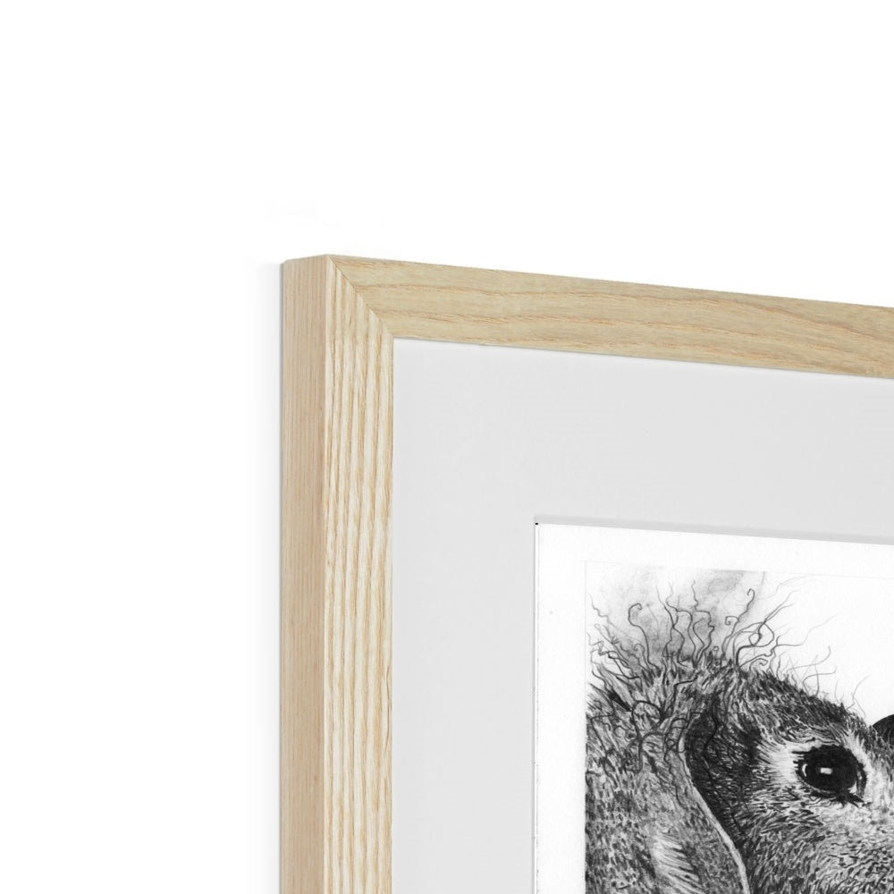 'Witchy and Bun - True Love Isn't Always Fun!' Framed & Mounted Print