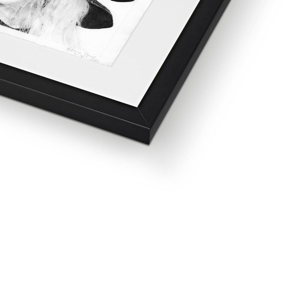 'Witchy and Bun - True Love Isn't Always Fun!' Framed & Mounted Print