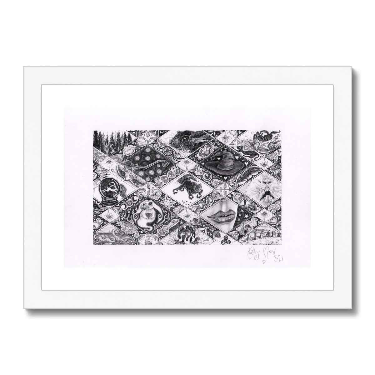 'Cosmic Calling' Framed & Mounted Print