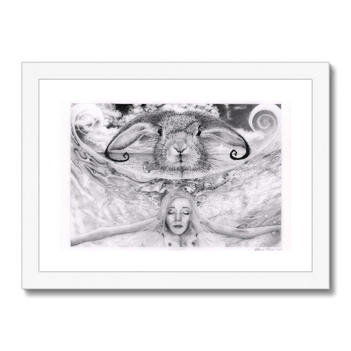 'Comfortably Weird' Framed & Mounted Print