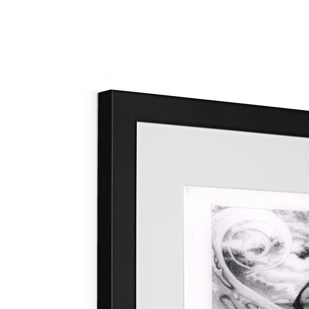'Comfortably Weird' Framed & Mounted Print