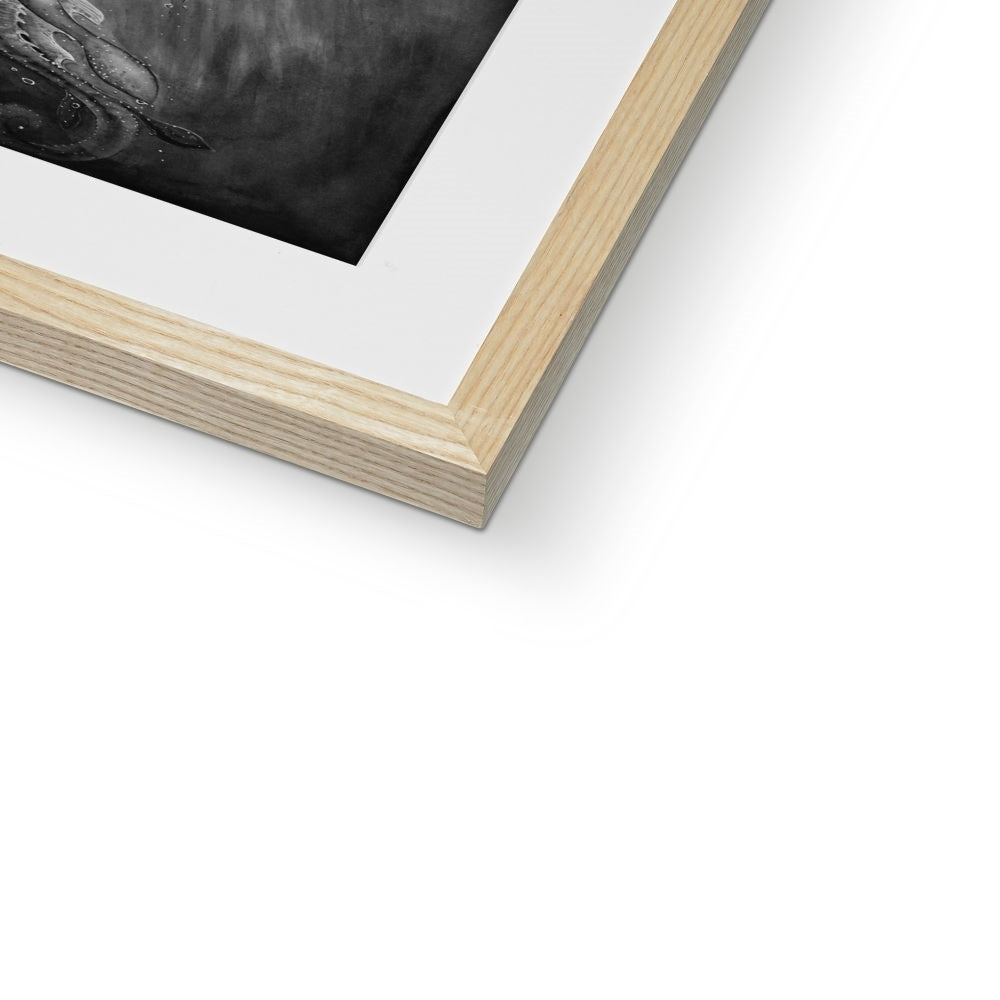 Morgawr Off Porthcurno Bay Framed & Mounted Print