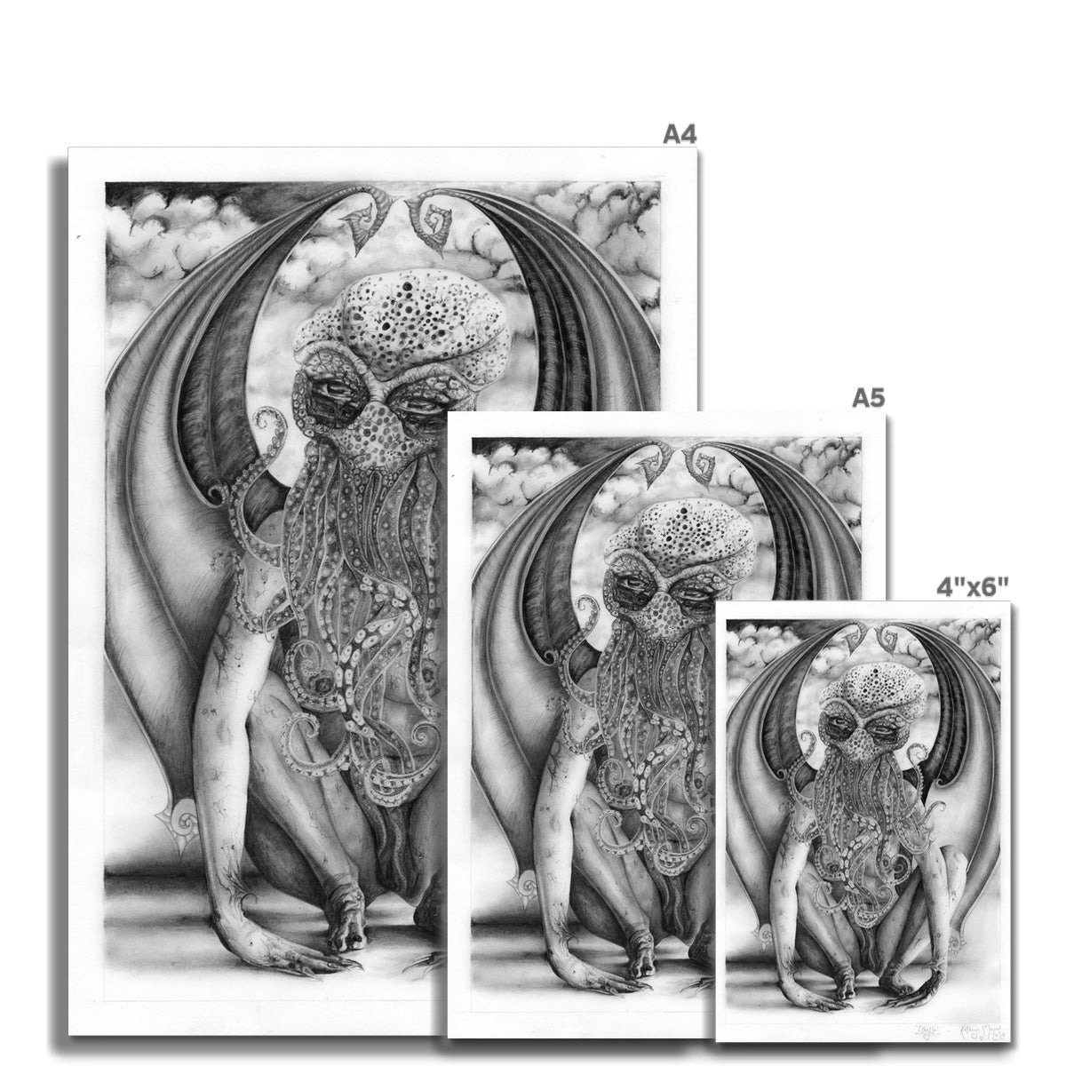 'Cthylla - Daughter of Cthulhu' Fine Art Print