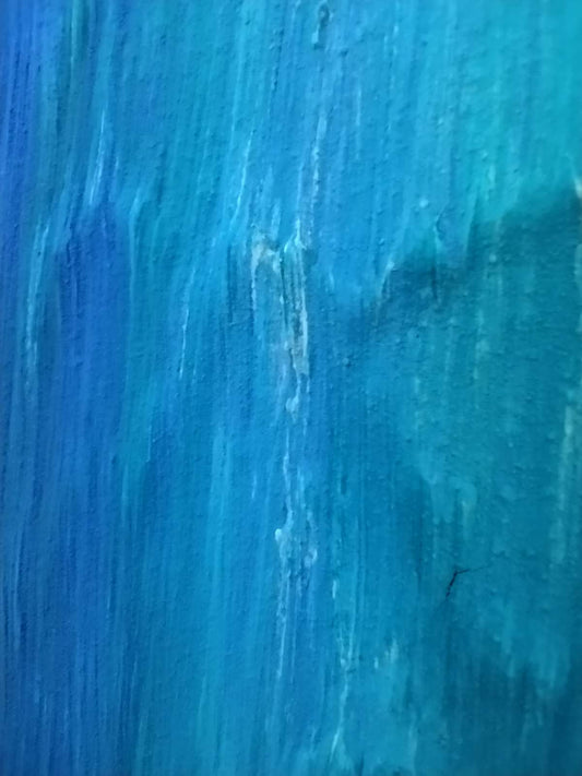 Kathryn Mason - Large textured contemporary fine art in progress