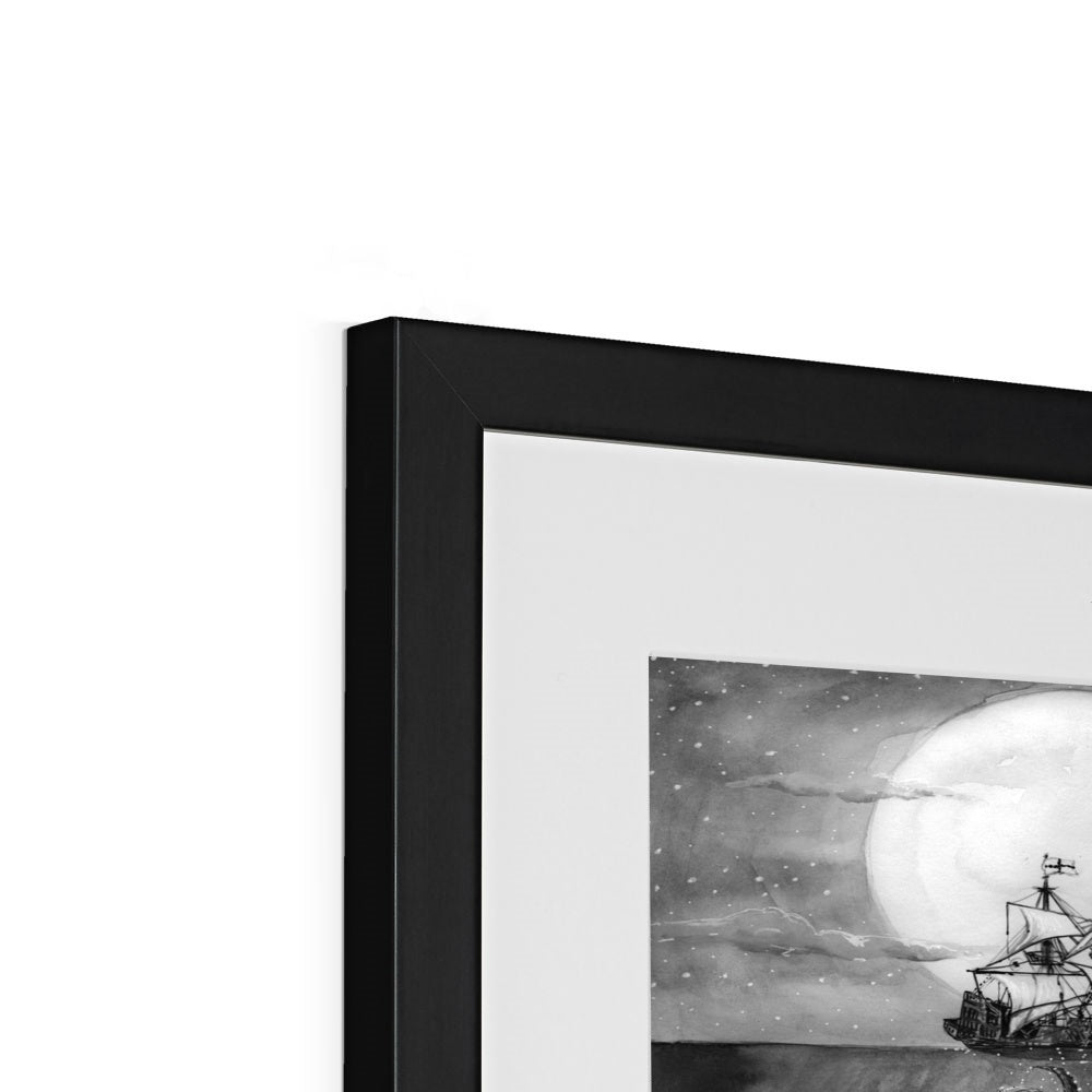Morgawr Off Porthcurno Bay Framed & Mounted Print