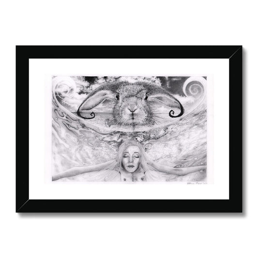 'Comfortably Weird' Framed & Mounted Print